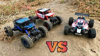 RC Rock Crawler vs Racing Car | Wltoy a959 | Remote Control Car