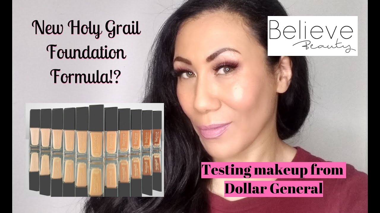 AMAZING 5 FOUNDATION FULL face exclusive Dollar General brand Believe Beauty! New Holy Grail