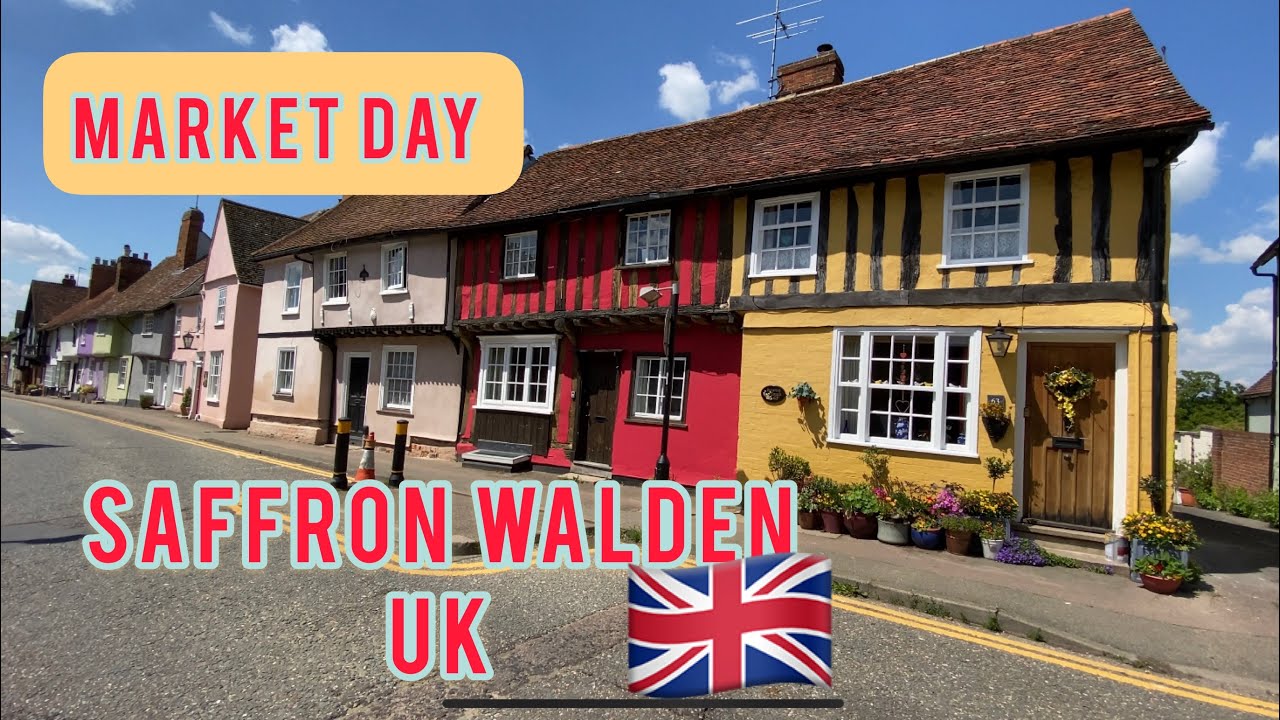 Saffron Walden UK Market Day walk with me YouTube