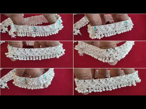 Latest Heavy Silver Anklet Designs With Price 2022/Dulhan Payal Designs