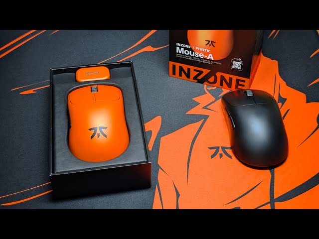 Fnatic Partnership Sony's 2nd Gaming Mouse Orange Inzone Mouse A