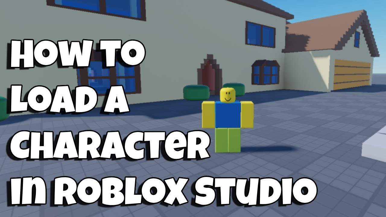 Как загрузить персонажа в Roblox Studio