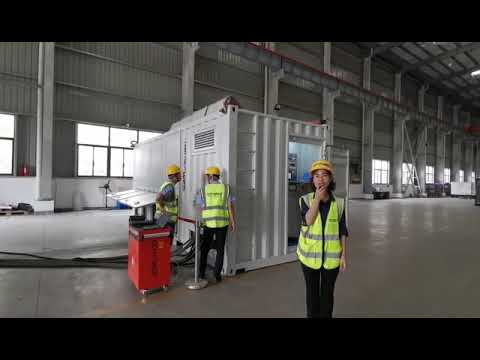 KEYPOWER Containerized generator tested with containerized load bank
