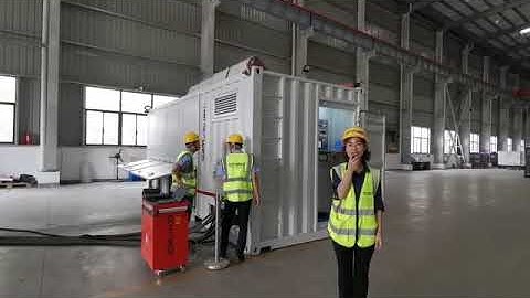 KEYPOWER Containerized generator tested with containerized load bank