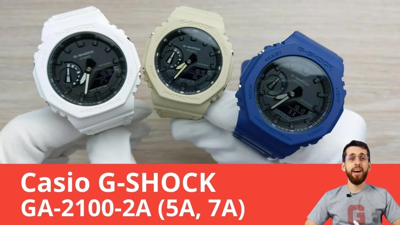 New Casioak Colors / Casio GA-2100-2A, Casio GA-2100-5A, Casio GA 