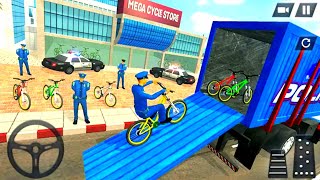 game polisi transportasi sepeda bmx - android gameplay screenshot 2