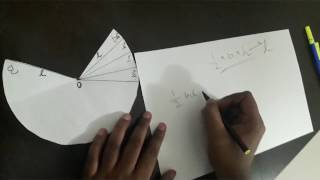 Maths - Surface area of cone (Derivation) - Surface Area and Volume of 3D Shapes - Part 7 - English