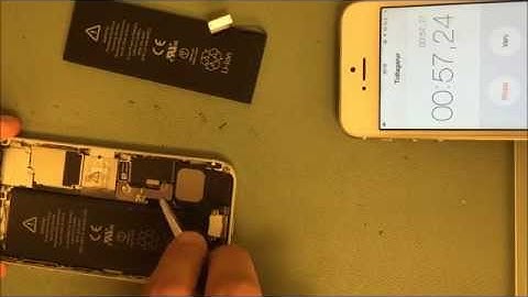 iPhone 5 battery replaced in 2 minutes 15 seconds - Scandi Tech