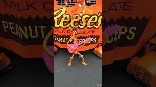 Reese's cup music metal Man if you like subscribe#shorts @reeses #reeses #animation #creative