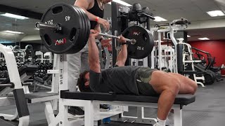 Road to 440 lbs (200kg): Heavy Bench & Push Session