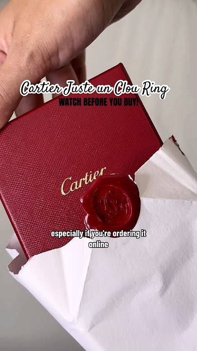 WATCH BEFORE YOU BUY | Cartier JUC Ring #cartier #justeunclou