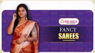 Fancy Sarees ✨💃 | Stylish & Trendy Collection | She Needs Saree World screenshot 3