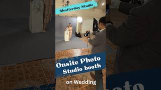 Onsite Photo Studio | BTS | on Wedding event | Shutterday Studio