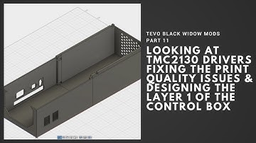 Tevo Black Widow Mods Part 11 - Improving Print Quality (Flex3Drive) & Designing the New Control Box