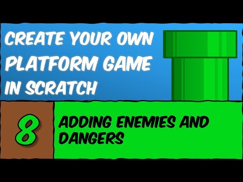 Create Your Own Platform Game in Scratch - #8 (Adding Enemies)