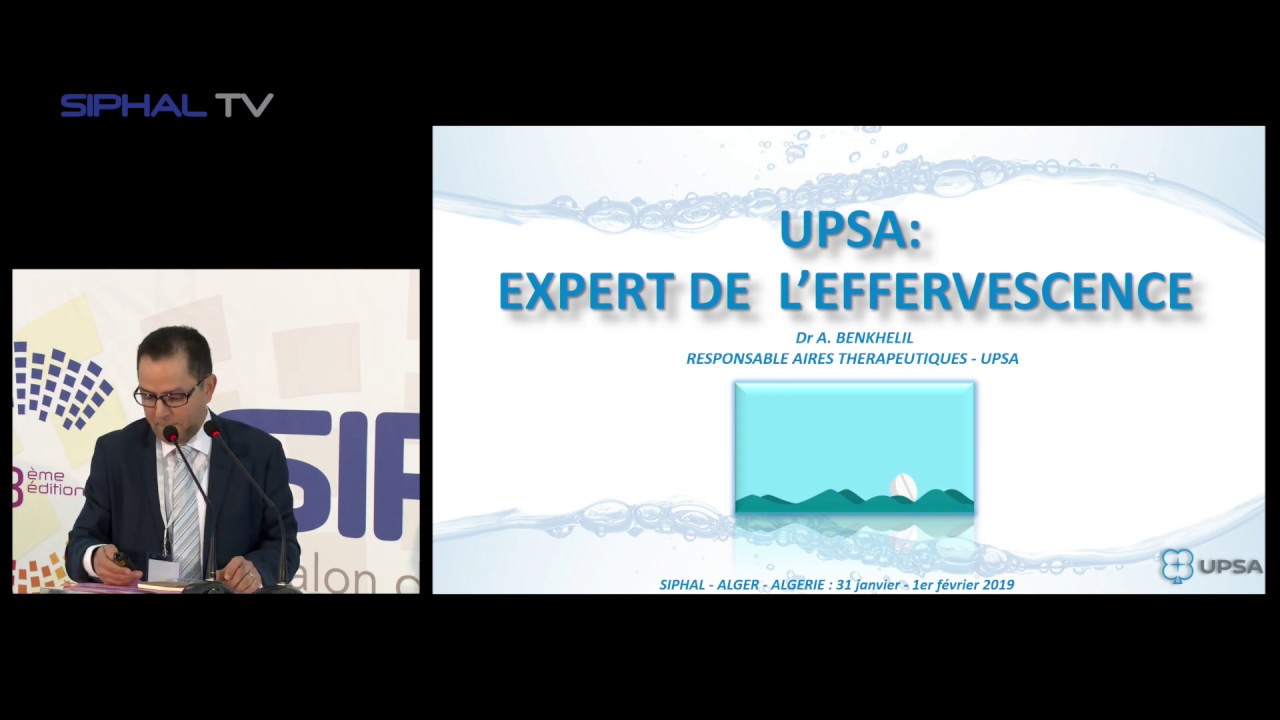 SIPHAL 2019 :  Le paracétamol effervescent / UPSA