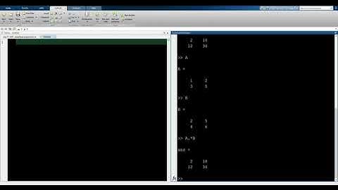 Matlab matrix multiplication and element-wise multiplication difference