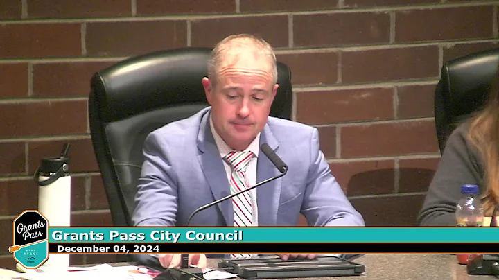 City of Grants Pass City Council Meeting December 4, 2024