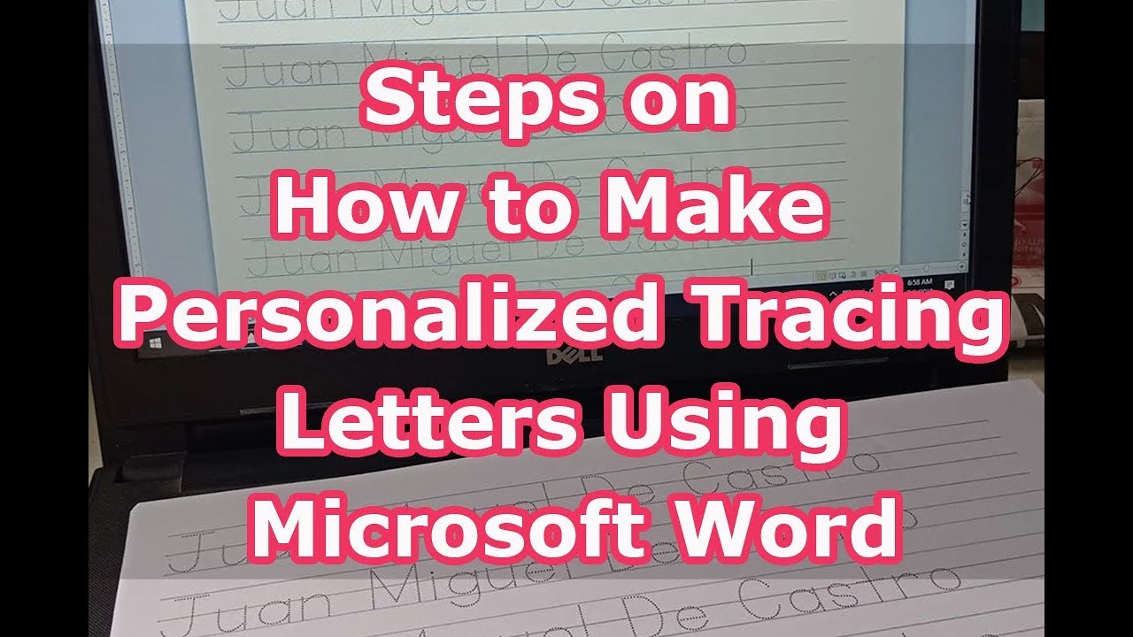 steps-on-how-to-make-personalized-tracing-letters-using-microsoft-word-youtube