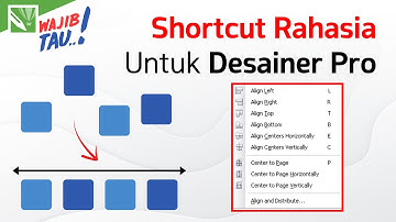 CUMA 1 DETIK! Cara Mengatur Align & Meratakan Banyak Objek Sekaligus di CorelDRAW - NIE MEDIA