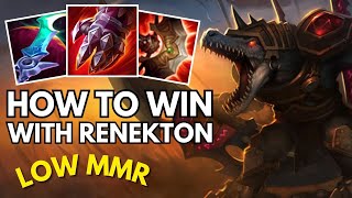 HOW TO CLIME OUT OF LOW ELO WITH DEMON RENEKTON - renekton vs camille top season 14