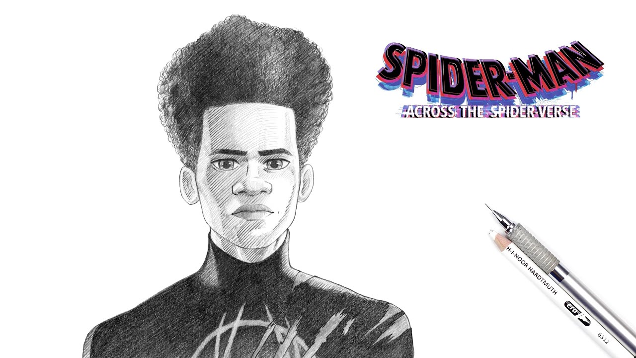 Let's Draw SPIDER-MAN: MILES MORALES - FAN ART - YouTube