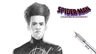 How to Draw Miles Morales | Spider-Man | Across the Spider-Verse | drawing tutorial