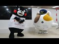 くまモン､お姉さんとハンドボール対決？！＠東京シティエアターミナル2018/09/24