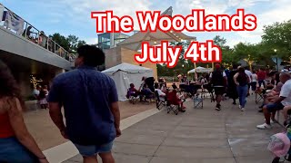 4K The Woodlands Texas July 4th walk tour