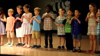 Jackson's Kindergarten Awards Ceremony May 16, 2017