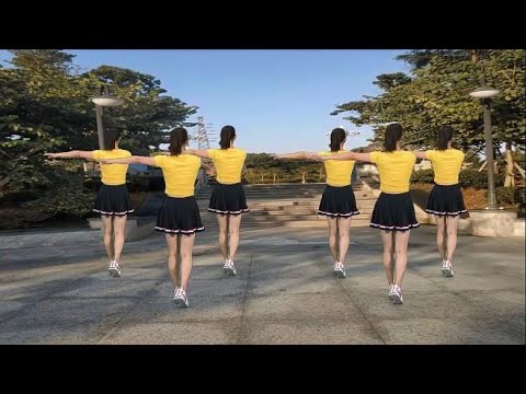 怀旧金曲《听心》入门广场舞，适合初学者