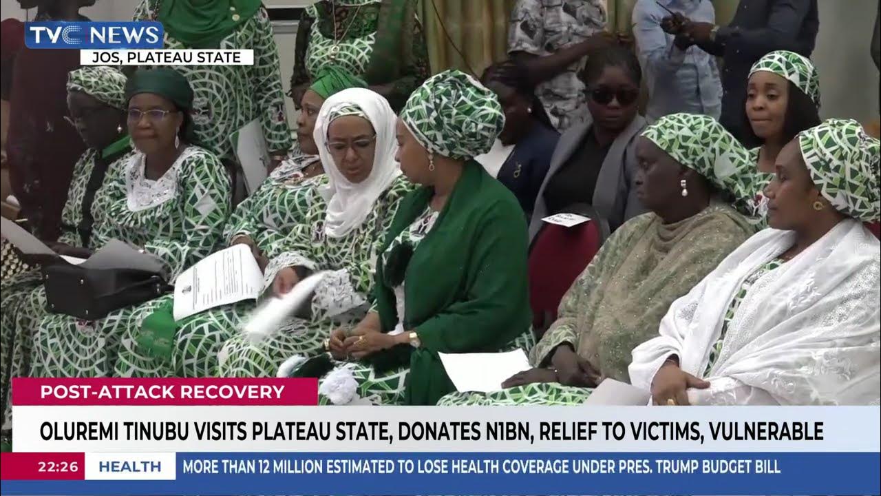 Oluremi Tinubu Visits Plateau State, Donates N1BN, Relief To Victims, Vulnerable