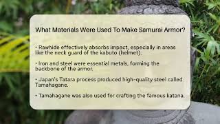 What Materials Were Used To Make Samurai Armor? - Asias Ancient Wisdom