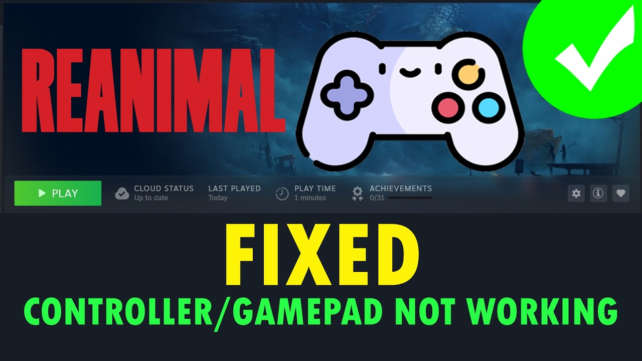 How To Fix Controller or Gamepad Not Working In REANIMAL - YouTube