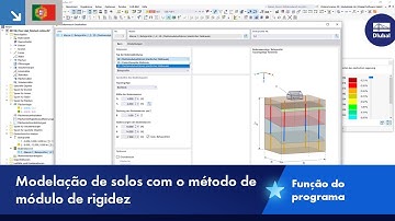 Modelação de solos com o método de módulo de rigidez