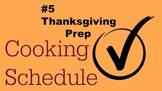 #5 Thanksgiving Day Prep 