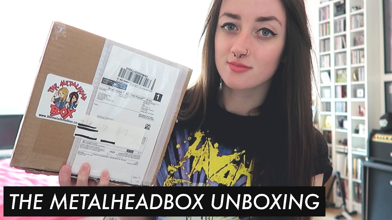 THE METALHEAD BOX UNBOXING | February 2017 | Emmelie Herwegh - YouTube