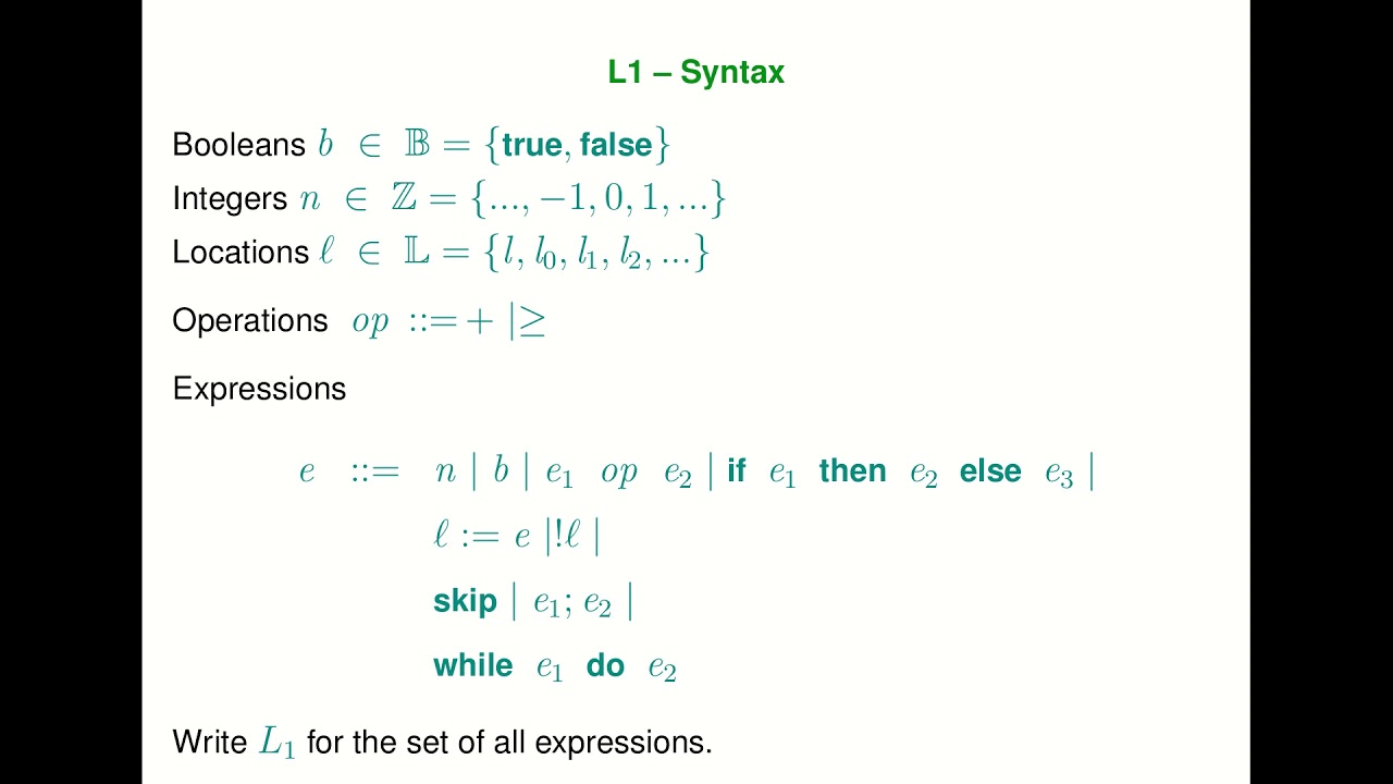 Semantics Lecture 2 - YouTube