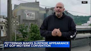 Democratic Pa. Sen. Fetterman makes surprise video appearance at GOP midterm convention