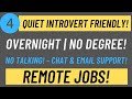 Here Is A List Of 4 Non Phone Chat &amp; Email Support Remote Jobs | Overnight | No Degree WFH Jobs