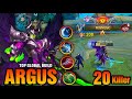 ARGUS 20 Killer & MANIAC BEST BUILD | ARGUS BEST BUILD 2025