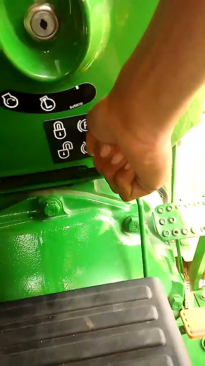 John Deere tractor lock gear #shorts #short #video