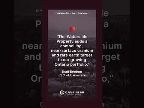 CEO of Canamera Brad Brodeur commented on the Waterslide Property
