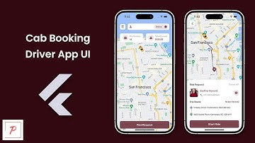 Online Cab Booking App UI in Flutter | Uber Clone in Flutter | Driver App | CabCatch