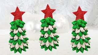 Superb Christmas Tree Making Idea With Glitter paper | Diy Christmas Decor Idea |Easy Way to Make it