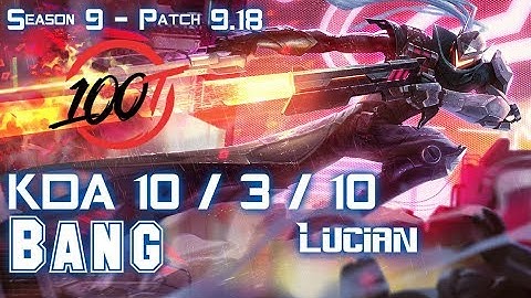 100 Bang LUCIAN vs KAI