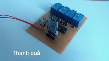 Điều khiển các thiết bị điện trong gia đình bằng điện thoại ( bluetooth hc05+8051)