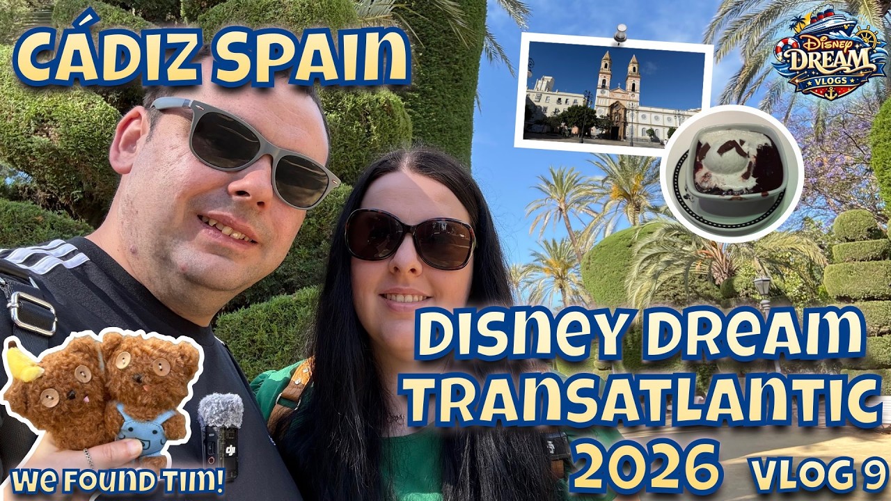 Disney Dream Transatlantic Cruise | Vlog 9 | May 2026 | Cadiz | Character Photos | Food | Sports |