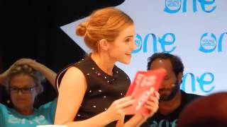 One Young World Summit 2016 - Emma Watson and Lina Khalifeh