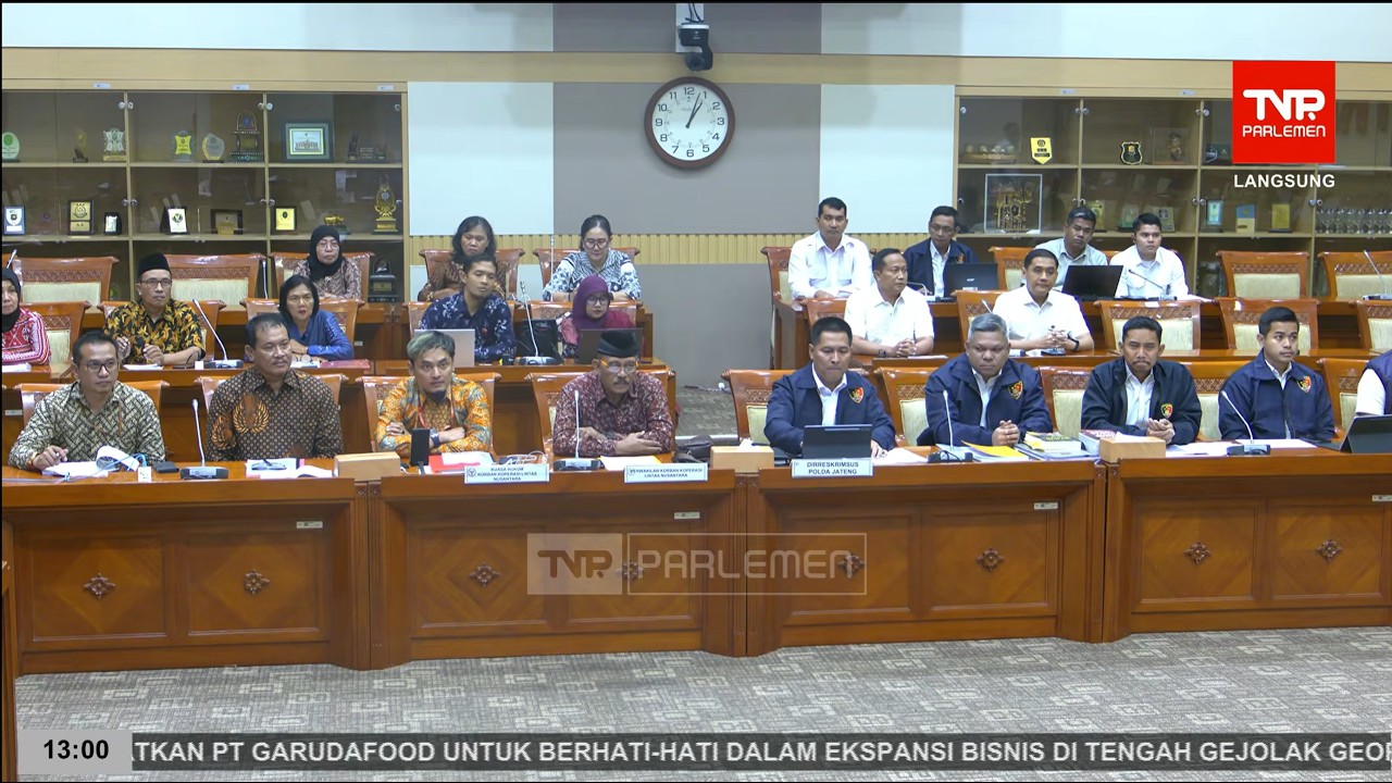 LIVE: KOMISI III DPR RI RDP DAN RDPU DENGAN DIRRESKRIMSUS POLDA JATENG DAN KORBAN KOPERASI BLN